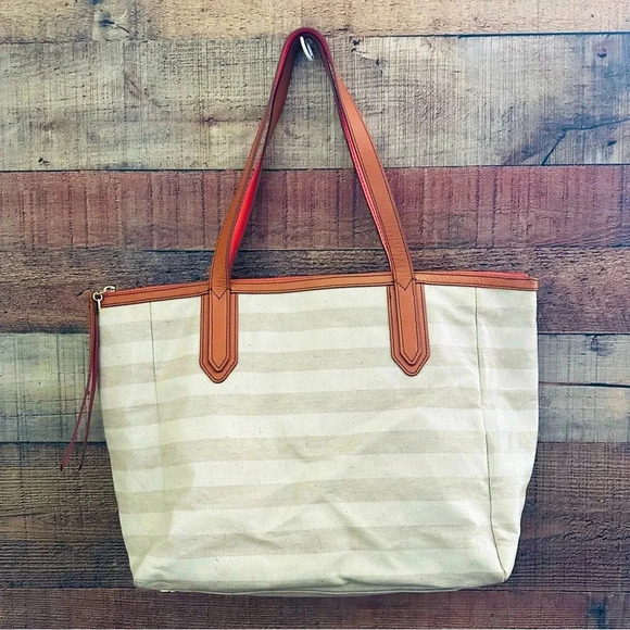 Fossil Sydney Large Stripped Tote - Picture 2 of 9